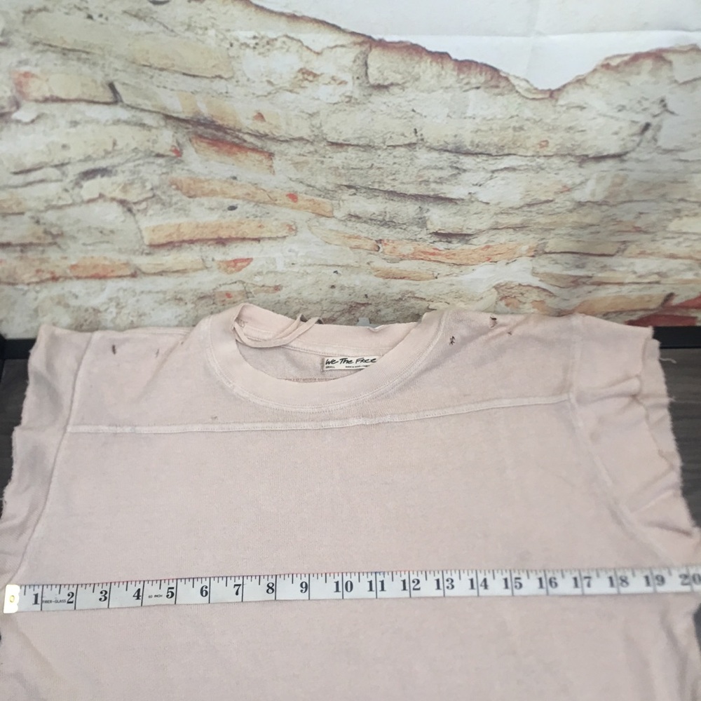 Free People Retro Warrior Distressed T-Shirt - Picture 5 of 7